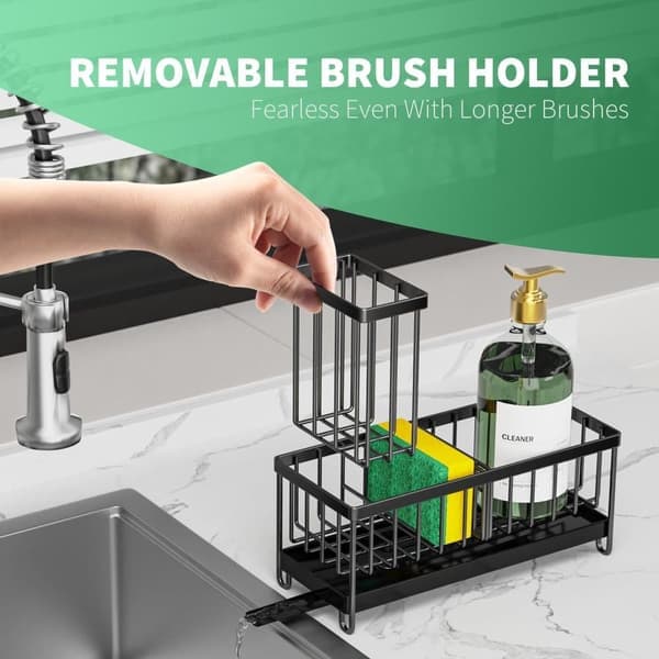Stainless Steel Dish Rack, Drain/Organizer Rack, Sink Organizer, Kitchen Storage for the Kitchen-FO-