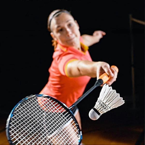 Badmintonboll, 12 st Professionella Fjäderbadmintonbollar för Badmintonträning-FO-