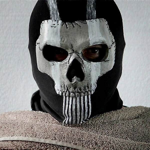 Ghost Mask V2 - Operator MW2 airsoft COD Cosplay Airsoft Tactical Skull Full Face Mask {KDO}