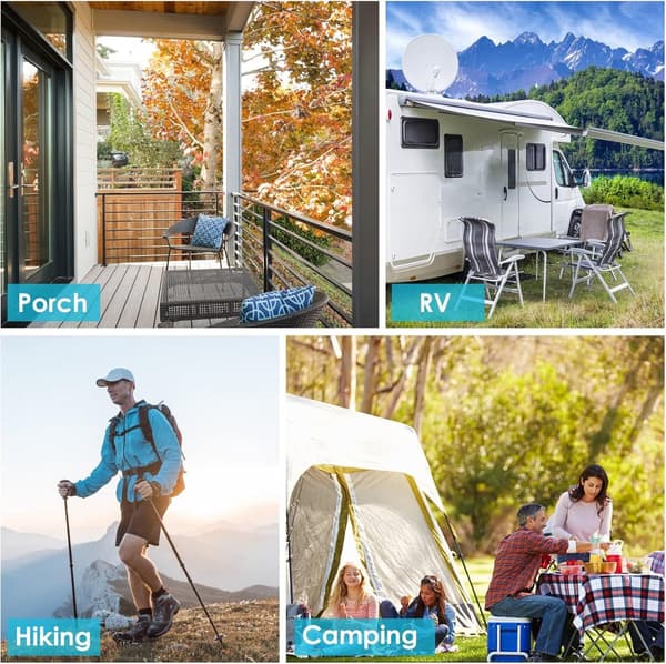 3-pack Clothesline - Drying Lines - Laundry Wire - 5m - Windproof Non-slip Clothesline - Camping Equipment - Outdoor - Portable-FO-