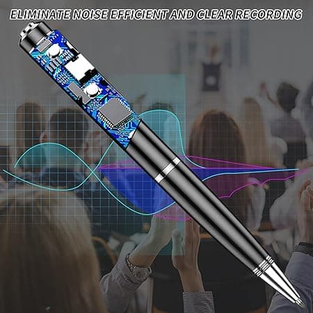 8GB Digital Stemmeoptager Pen med Stemmeaktiveret Optagelse HD-FO-