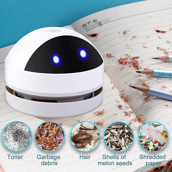Table Vacuum Cleaner, Portable Cordless Mini Vacuum Cleaner, USB-FO-
