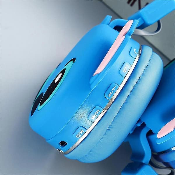 Børne Bluetooth-hovedtelefoner med bløde ører, foldbart Disney Lilo & Stitch-design