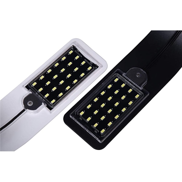 Akvarielys LED hvidt og blåt lys nano clip belysning,-XIN