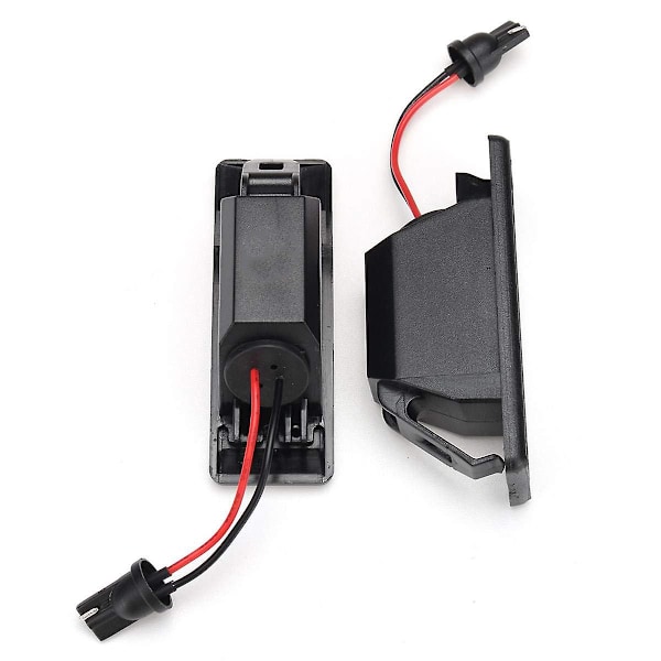 2 stk Bil 18leds Nummerplåtelys Plast For Nissan Qashqai