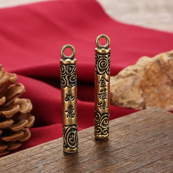 Sun Wukong Ruyi Golden Cudgel Hänge Herr Bilnyckelring Monkey King Monkey-FO-