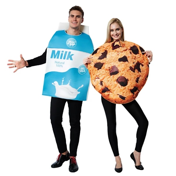 Karnevalsparty Morsom Mat Cosplay Halloween Kostyme for Voksne Jul Familie Klær Pølse Pizza Ferie Klær Barn Baco Baco Bacon One Size