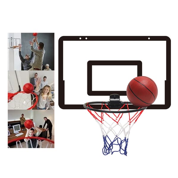 Hängande över dörren Mini Basketkorg Set, Inomhus Punch Fritt Spel för Barn-FO-