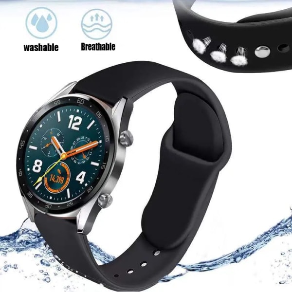 18mm 20mm 22mm Nylonarmband för Garmin Vivoactive 3 4 4s Band Klocka Venu 2 2s SQ Forerunner 645 Armband Nylon - Svart Nylon