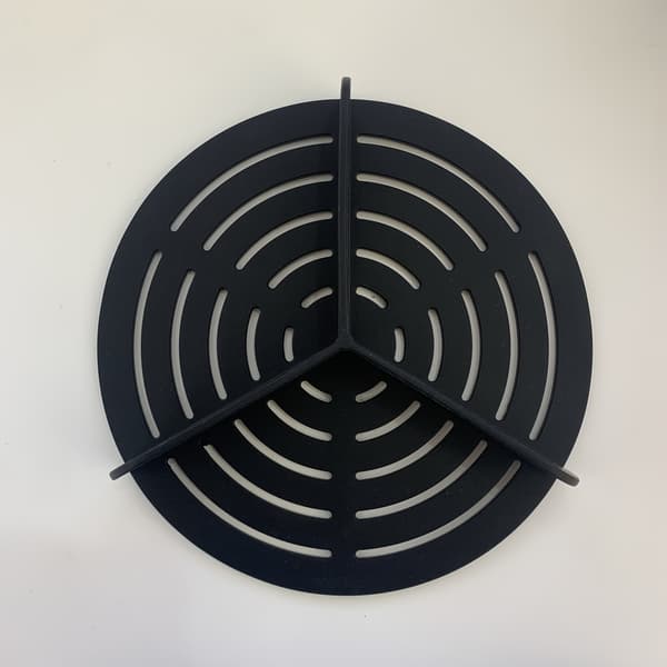 Silikon trekantseparator for tilbehør til airfryer-bolleforing Not provided Black