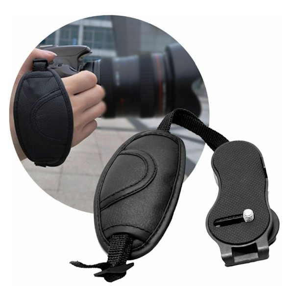 Kamerahandrem i konstläder, Gimbal Stabilizer, Anti-förlust