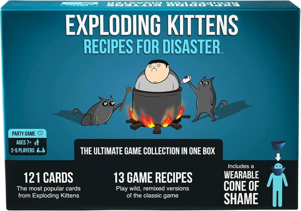 Exploding Kittens Recipes for Disaster Deluxe -korttipeli - Hauska perhejuhlapeli