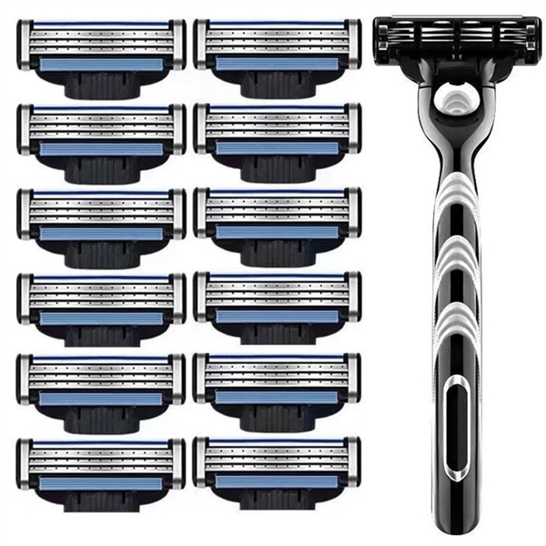 Barberblade til mænd, 24 stk., Manuel Mach 3-FO-