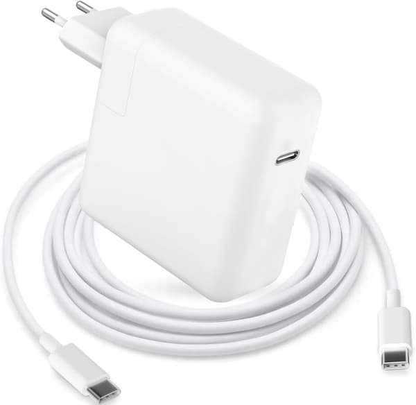 96W USB C Opladerblok til MacBook Pro/Air, iPad Pro, Inkluderer 2M USB-C til C Kabel-FO-