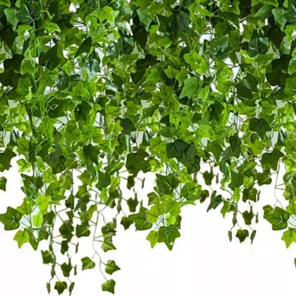 25 meter Efeu Guirlande / Løvguirlande - 2 m lang green 200