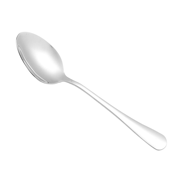 Ruostumattomat ruokalusikat pyöristetyillä reunoilla