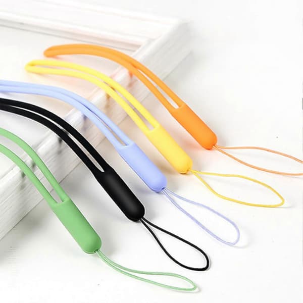 Kreativ praktisk elastisk silikon handledsrem mobiltelefon snodd-FO-