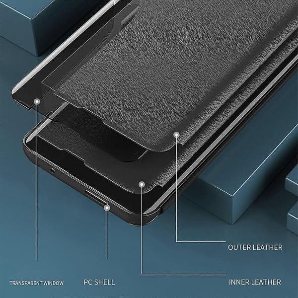 Til Samsung Galaxy S25 Edge Cover Stativ Fuld Beskyttelse Læder Telefoncover-FO-