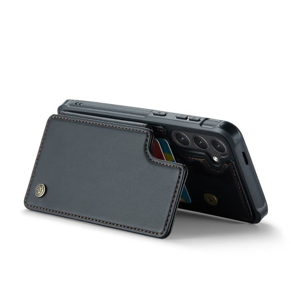Caseme RFID-etui og stativ til Samsung Galaxy S25 - Sort