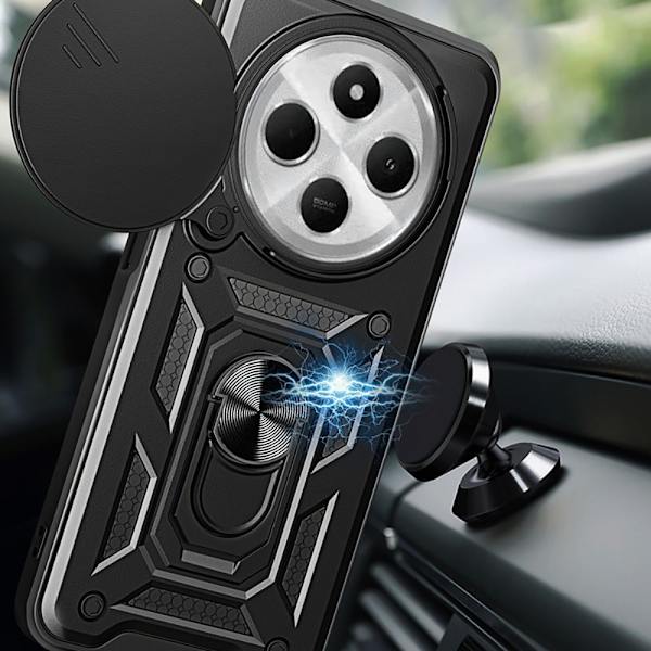 Xiaomi Redmi 14C Cover CamShield Pro i sort-FO-