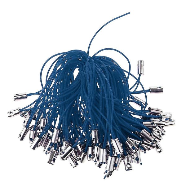 100st mobiltelefon flätade snoddar DIY rep Lariat remmar marinblå-FO-