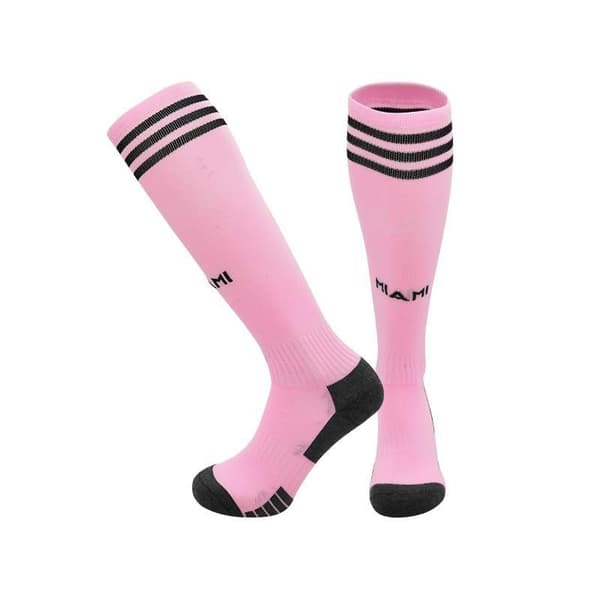 Inter Miami Hjemme Fodboldstrømper Træningsstrømper Til Voksne Børn Rosa Pink Pink-FO-