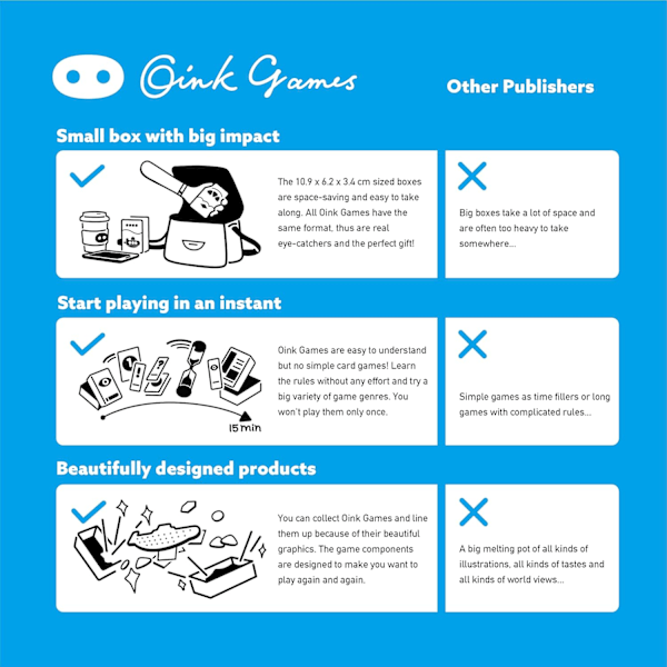 Oink Games \"Startups Strategispil for Voksne & Børn • Bliv Startup-Investor • Bedst til Familie Spilaftener • 10 År+
