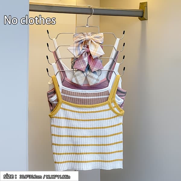 Metalundertøjshænger 8-lags skabsorganisator til slips og nederdele 8-layer Not provided