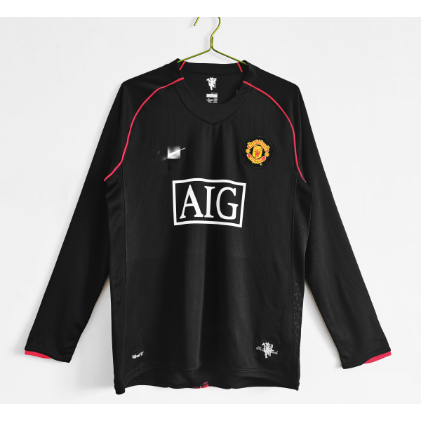 Retrolegend 07-08 Manchester United Bortetrøye Lang Erme NO.6 Stam NO.6 Stam NO.6 M