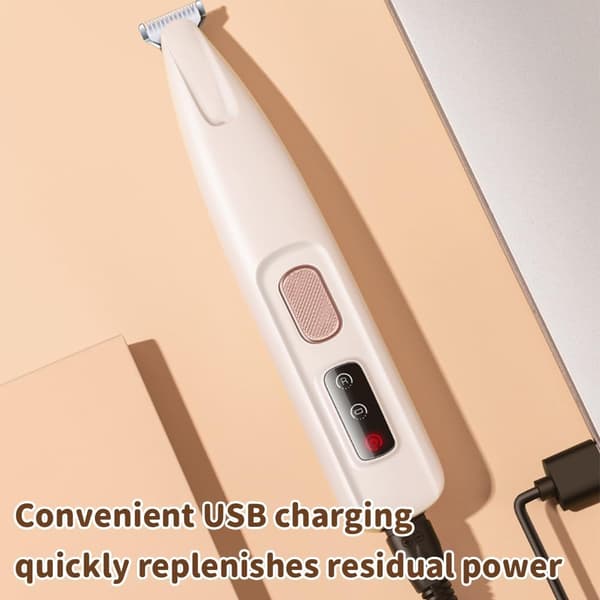Uppgraderad tyst hundtass-trimmer med LED-ljus-FO-