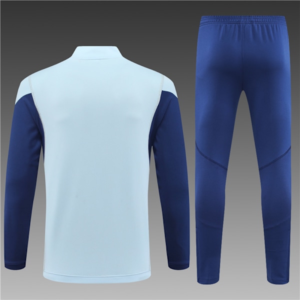 22-23 Ny sesong Spania lag voksen/barn langarmet jersey drakt himmelblå 14# sky blue