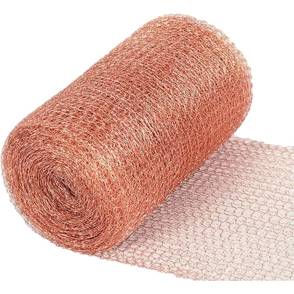 Copper tape against snails, snail protection, snail fence, double layer copper mesh snail collar flexible copper roll for garden, snail defense