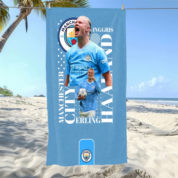 Erling Haaland Beach Towel 2-FO- 2 80×160cm