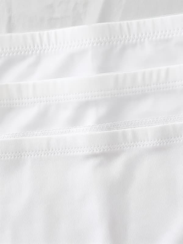 3-pack Högmidjade Sömlösa Magkontrollerande Kylande Formande Trosor L White