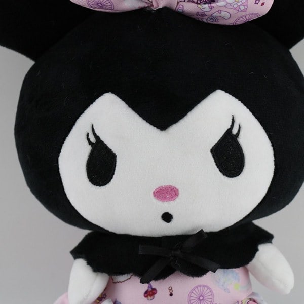 Söpö My Melody -piirretty Kuromi -pehmolelu Lila Meillä Purple Skirt
