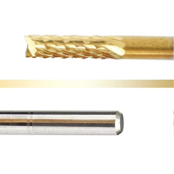 10 st 1-3 mm kant titanbelagd fräs träbearbetning graveringsbitsverktyg-FO-