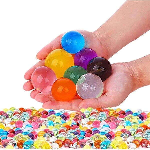 50g Jättiläiset värilliset vesipallo / Vesikristallit 4-5cm Multicolor multifärg