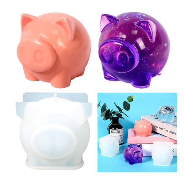 3D gris silikone lysform DIY håndværk silikoneform-FO-