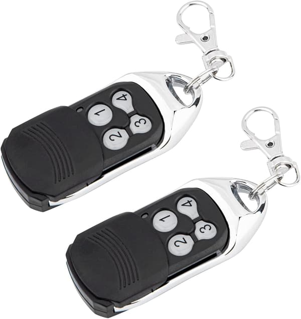 Crawford EA433 2KS/4KS Håndsender - 2-pakning - 433,92MHz Rullende Kode Fjernkontroll-FO-