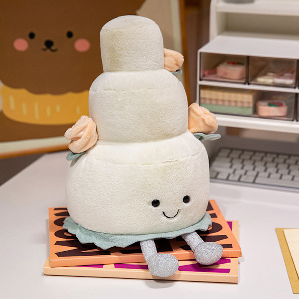Jellycat plysdukke serie dyr capybara plysdukke dukke plyslegetøj grossis 30cm three-layer cake