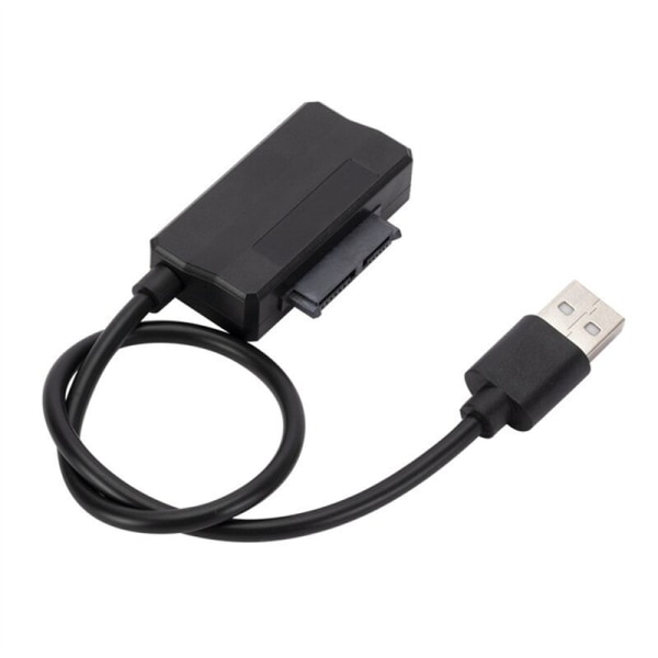 SATA7P+6P till USB2.0 för bärbar extern optisk enhet hölje USB SATA datakabel enkel drivenhet kabel 30cm för bärbar CD-ROM