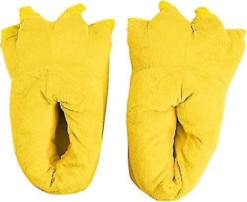 Eläintassutossut kynsillä - Unisex kana lehmä tiikeri kirahvi