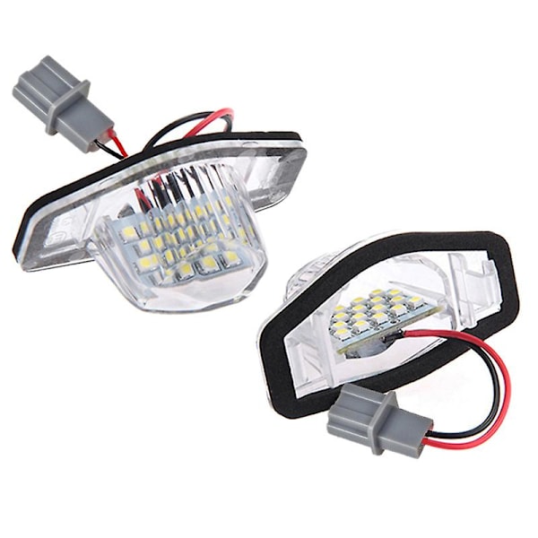2x Fejlfri LED Nummerpladelygter til Honda Crv Fit Jazz Crosstour Odyssey