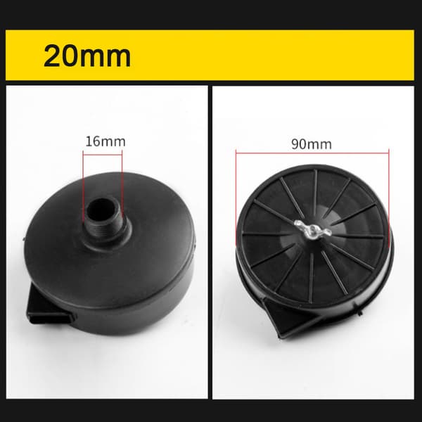 Ilmakompressorin paineilmaosat 16 mm muovinen ilmansuodatin-FO-