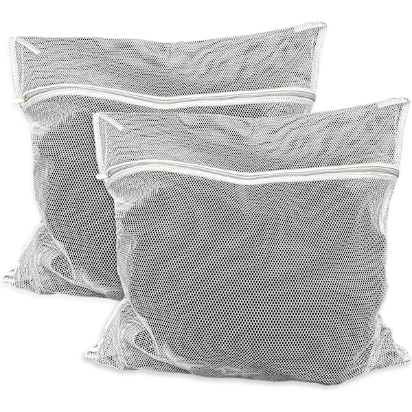 2 Large Mesh Laundry Bags, Mesh Laundry Bags, Reusable, Laundry Bags, Extra Large Honeycomb Durable Laundry Bags (2 pcs)