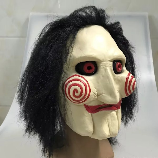 1. Joker Maske Terrorfilm Saw Chainsaw Massacre Halloween Kostume Party Dukketilbehør Rekvisitter Cosplay Killer Clown Maske Mask