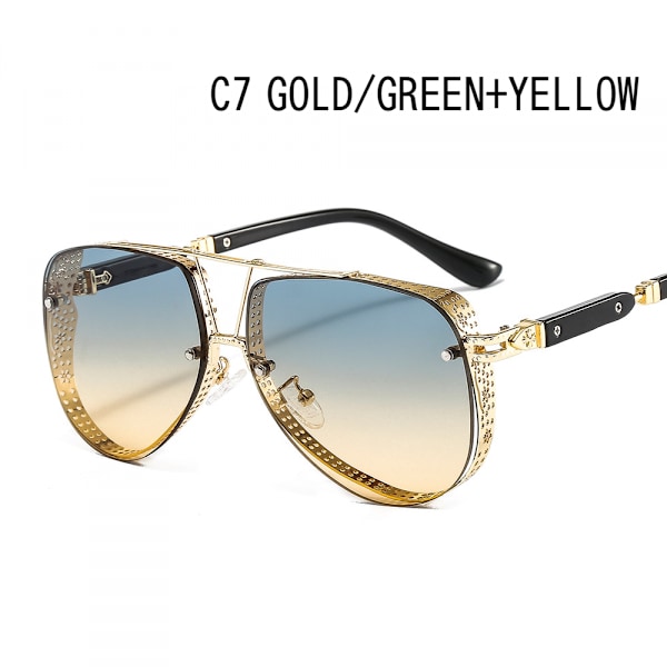 Uudet verkkosunglasses miehille 2586 Ocean Color Coating Trend Eurooppalaiset ja amerikkalaiset temperamenttisunglasses‘-MM