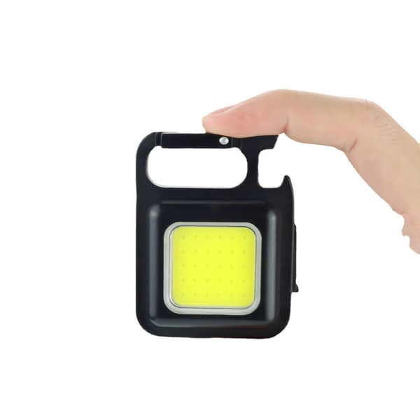 Small Flashlight, 1000 Lumen Bright Rechargeable Keychain Light-FO-