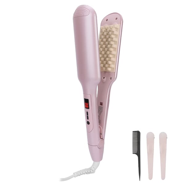 Volymgivande lockigt hår Iron Grid Hår Volym Crimper Fluffy Hair Curler för hårstyling Tool 110‑220VUS Plugg-FO-