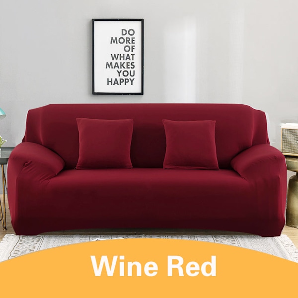 Elastisk Stretch Sofatrekk 1/2/3/4 Seter Trekk Sofabeskyttelse for Universelle Sofa Seksjonssofaer L-formede Trekk 015 15 Size-4(235-300cm)1pc